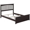 Atlantic Furniture Mission Full Traditional Bed with Matching Footboard and Turbo Charger in Espresso - image 2 of 4