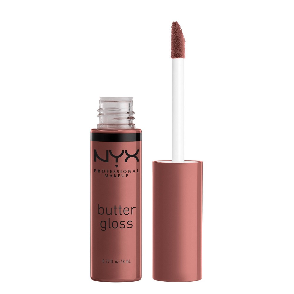 Photos - Lipstick & Lip Gloss NYX Professional Makeup Butter Lip Gloss - 47 Spiked Toffee - 0.27 fl oz: Shine Enhancing, Medium Tones, Liquid, Single 