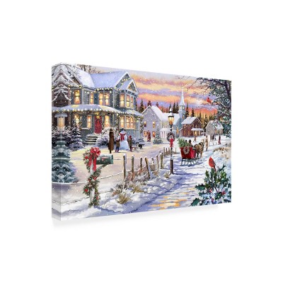 Trademark Fine Art -The Macneil Studio 'Bringing Home The Tree' Canvas Art