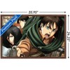 Trends International Attack on Titan: Season 2 - Intense Framed Wall Poster Prints - 3 of 4