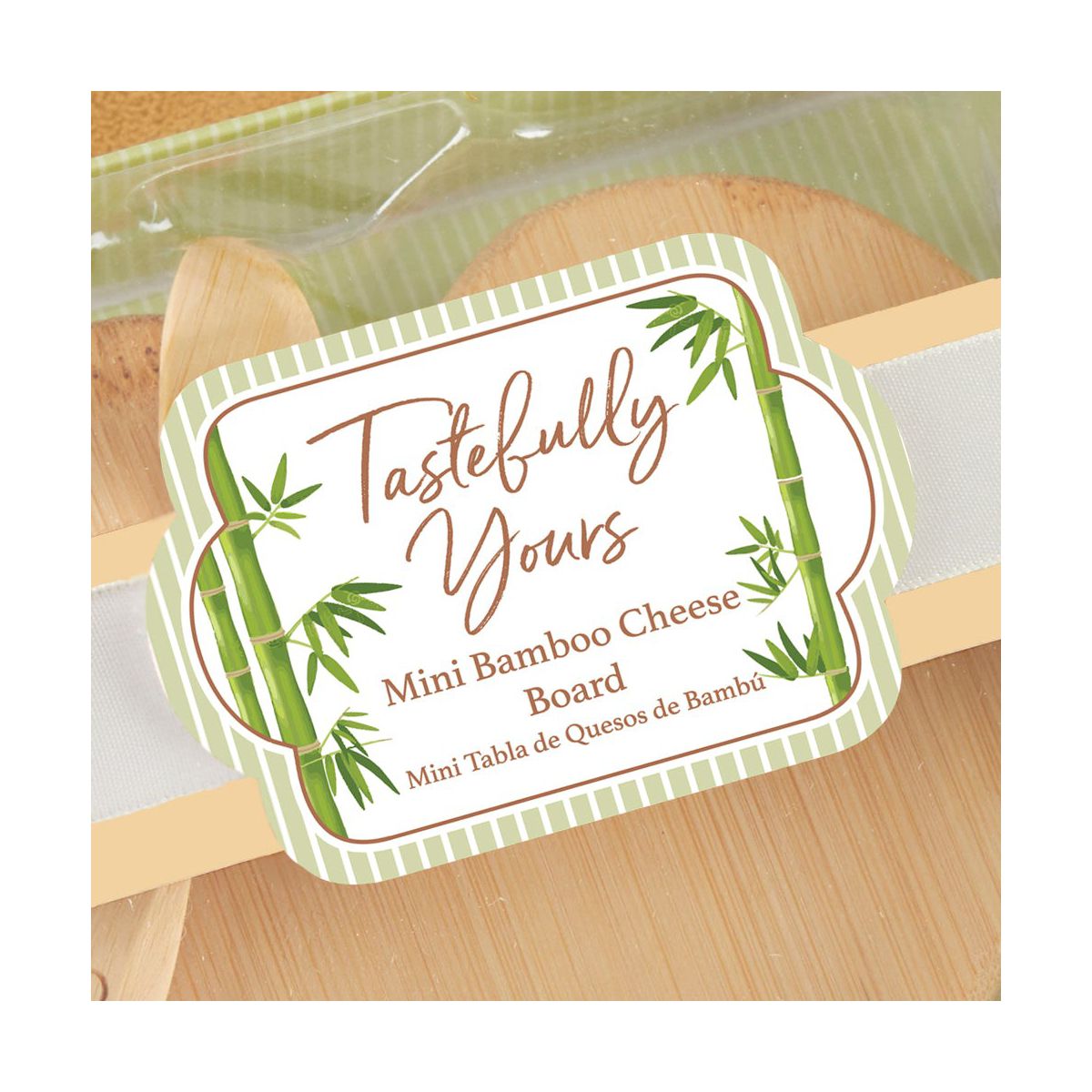 Kate Aspen "Tastefully Yours" Heart Shaped Bamboo Cheese Board, (Set of 2) | 22126NA - thumbnail 5