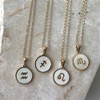 Adornia Tarnish Resistant 18k Gold Plated Mother of Pearl Zodiac Necklace - 2 of 2