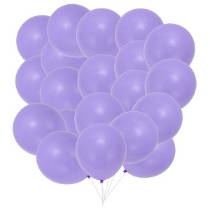 Unique Bargains  Latex 10-inch Round Helium Balloons for Party Wedding Anniversary Birthday Party Backdrop Decorations 20 Pcs - 1 of 4