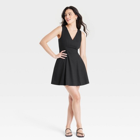 Fit and flare short dress hotsell