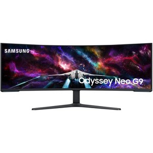 Samsung 57" Odyssey Neo G9 Dual 4K UHD Quantum Mini-LED 240Hz HDR Curved Gaming Monitor - 1 of 4