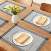 REGALWOVEN Set of 6 Placemats for Dining Table Decor Indoor Outdoor Washable Kitchen Table Mat - 2 of 4