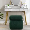 Ottoman Stool Footrest Modern S-Shape Makeup Stool, Upholstered Extra Seating For Living Room,Bedroom,Entryway-Maison Boucle - 4 of 4