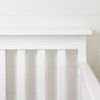 Cotton Candy Baby Crib 4 Heights with Toddler Rail - Pure White - South Shore - image 4 of 4