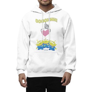 Disney Pixar Toy Story Men's Aliens Oooohhh Valentine Heart Hoodie