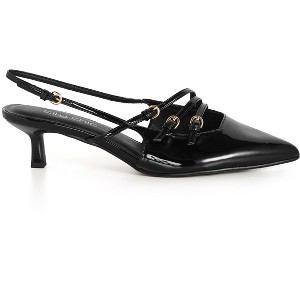 Women's Plus Size WIDE FIT Novah Heel - black | CITY CHIC - 1 of 4