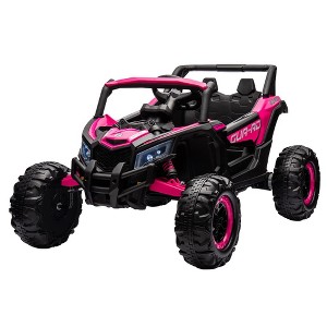 24V Kids Ride-On Utv Car – Battery-Powered Electric Vehicle with Remote Control, Spring Suspension - 1 of 4