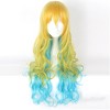 Unique Bargains Women's Wigs 31" Blonde Blue with Wig Cap - 2 of 4