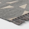 Positive Negative Geo Tapestry Rectangular Woven Outdoor Area Rug Gray - Threshold™ - 3 of 4