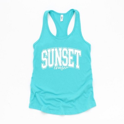Simply Sage Market Women's Varsity Sunset Chaser Racerback Graphic Tank