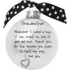 Northlight Grandmother's Love Print Christmas Ball Ornament - 2.75" - Black and White - 2 of 4