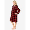 Dreams & Co. Short Hooded Sweatshirt Robe - 4 of 4