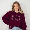 Simply Sage Market Women's Graphic Sweatshirt Hello Winter Trees - 3 of 3