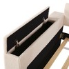 Okak Twin/Full Teddy Fleece Daybed with Trundle & Storage Armrests Upholstered Bed Sofa Bed Frame with Bluetooth Audio System Easy to Assemble - 4 of 4