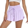 Clotth Flowy Athletic Shorts for Women Workout Running Gym Yoga High Waist Skort Sweat Skirt Cute Clothes Summer Outfits - 3 of 4