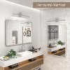 KIOTEE Rectangular Aluminum Alloy Framed and Tempered Glass Wall Bathroom Vanity Mirror in Matte Black - 2 of 4