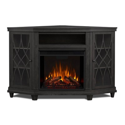 Real Flame Lynette Electric Fireplace Entertainment Center Gray