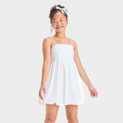 Girls' Strappy Babydoll Bubble Dress - art class™