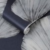 Palm Fan Navy Blue and Silver Leaves Tropical Paste the Wall Wallpaper - 3 of 4