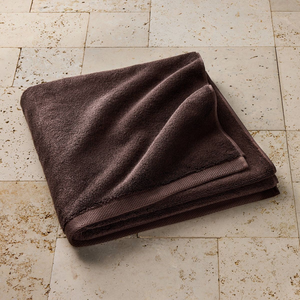 Organic Bath Sheet Brown - Casaluna™
