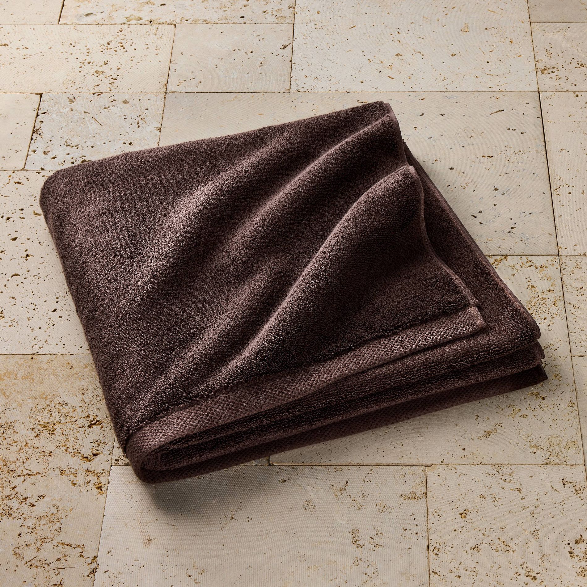 Organic Bath Sheet Brown - Casaluna™