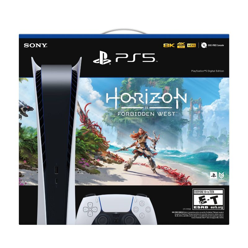 PlayStation 5 Digital Console Horizon Forbidden West Bundle, 1 of 5