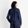 Women's Long Sleeve Popover Denim Top - Future Collective Dark Wash - image 2 of 3