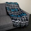 Deck the Halls with Matzo Balls 50" x 60" Plush Throw Blanket - image 2 of 2