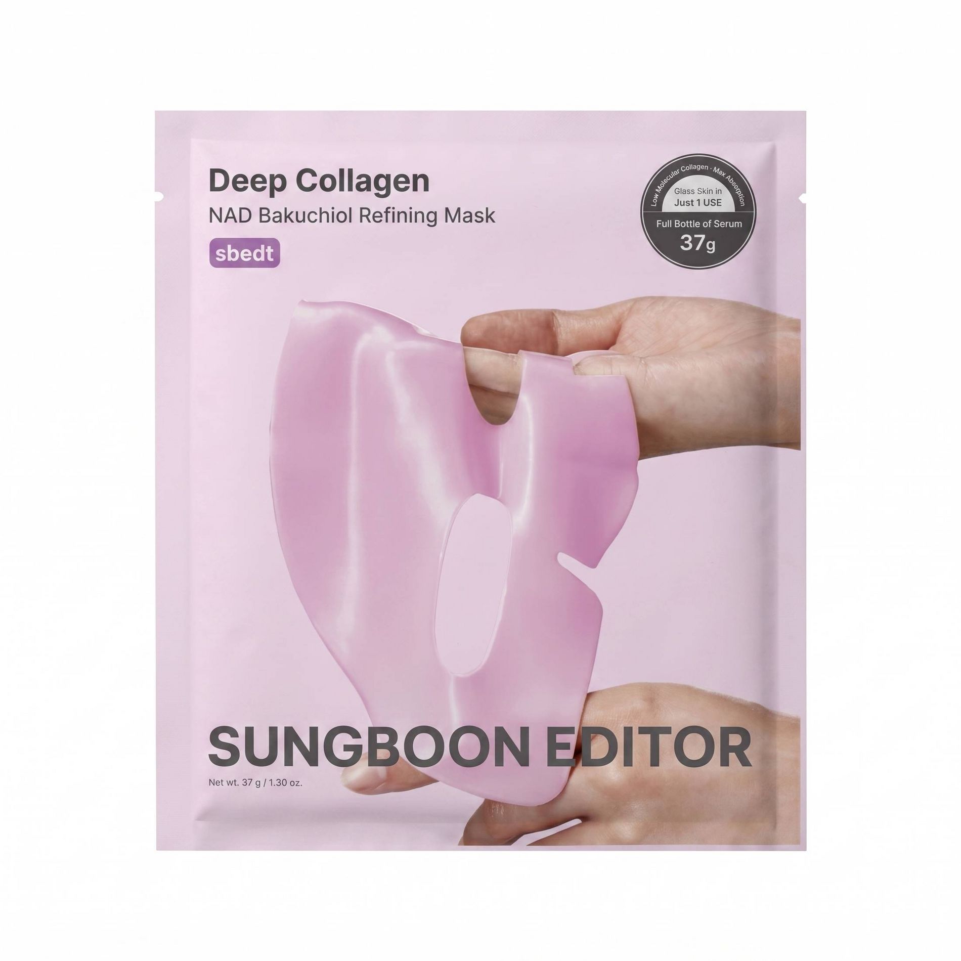 SUNGBOON EDITOR Deep Collagen NAD+ Bakuchiol Plumping Facial Mask - Travel Size