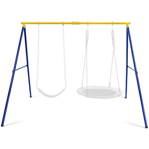 Costway 660 Lbs Heavy-Duty Metal Swing Frame Extra Large Swing Stand For  Kids And Adults : Target