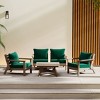 WestinTrends Avalon Outdoor 5-Piece Modular Sectional Patio Furniture Sofa Set - 2 of 4