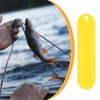 Unique Bargains Fishing Net Repair Line Kits Plastic Netting Needle Shuttle 3 Pcs Yellow 5.12"x1.26"x0.13" - 4 of 4