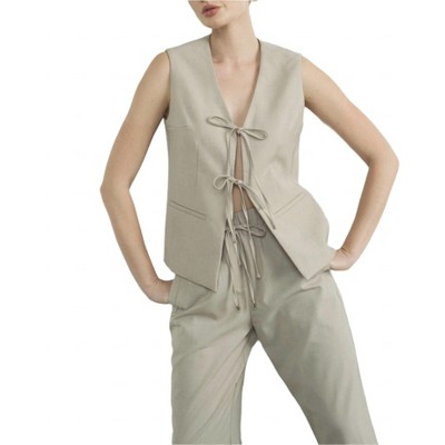 Women's Jane Bow Tie Vest - Aaron & Amber