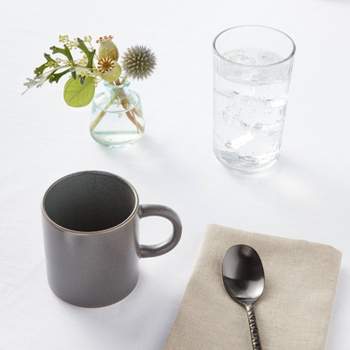 Kook Glazed Coffee Mugs, Java Slate, 15 Oz, Set Of 2 : Target