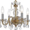 Crystorama Lighting Traditional Crystal 4 - Light Chandelier in  Polished Brass - 4 of 4