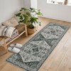Washable Rugs for Living Room Boho Farmhouse Printed Floor Carpet Ultra-Thin Low Pile Rug for Nursery Bedroom - 2 of 4