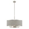 Livex Lighting Park Ridge 6 - Light Chandelier in  Brushed Nickel - 4 of 4