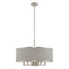 Livex Lighting Park Ridge 6 - Light Chandelier in  Brushed Nickel - image 4 of 4