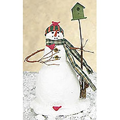 Gallerie II Birdhouse Snowman Figure