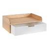 18" x 7" Kitt Floating Side Table Shelf White/Natural - Kate & Laurel All Things Decor - 4 of 4