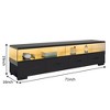 4-Drawer TV Stand for TVs up to 80" with Cabinet Doors, Flat Screen Entertainment Center and Living Room Storage - 2 of 4