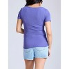 Women's Square Neck Rib Knit Short Sleeve Top | Motherhood Maternity - 2 of 4