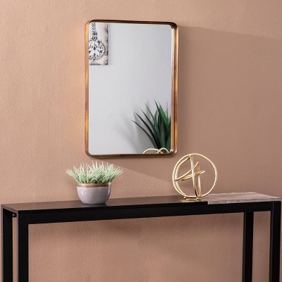 Mefalls Aiden Lane Decorative Wall Mirror Gold - Southern Enterprises