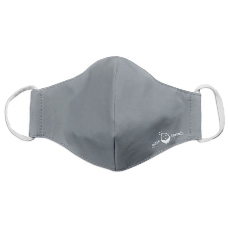 Green Sprouts Gray Reusable Adult Face Mask Large - 1 ct, 2 of 3