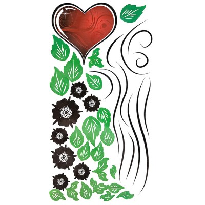 Slickblue Forever Heart Vinyl Wall Stickers – Stunning 13x23.5 Inch Decals to Transform Your Home with Love