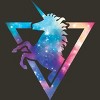 Junior's Design By Humans Galaxy Unicorn By Retkikosmos T-Shirt - 2 of 3